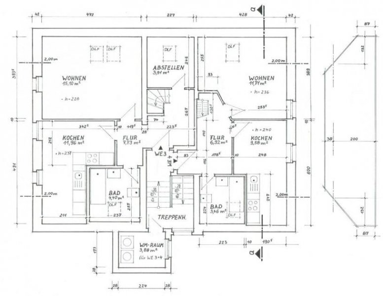 Zwickau Voll vermietetes Mehrfamilienhaus mit 4 WE´s, gepflegtem Garten und Stellplätzen in Zwickau! Haus kaufen