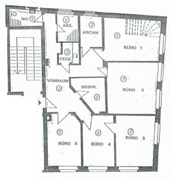 Auerbach/Vogtland Zentrumsnahe Büroeinheit mit 9 Stellpl., Teeküche & Gäste-WC in Auerbach/V.! Leerstand! Gewerbe kaufen