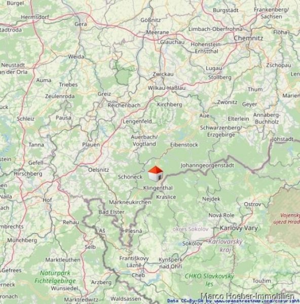 Klingenthal kleine Stadtvilla in Klingenthal im Vogtland Haus kaufen