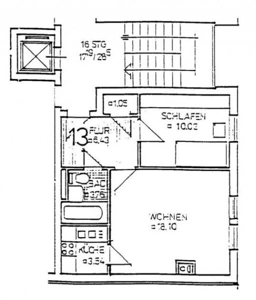 Plauen 2-Raum Wohnung mit TG-Stpl. in ausgezeichneter Lage! Aufzug, 4. OG Wohnung kaufen
