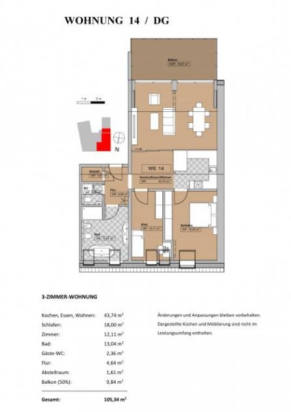Adorf 3149 - Adorf – Erstbezug: Exklusive 3 Zimmer-Eigentumswohnung Wohnung kaufen