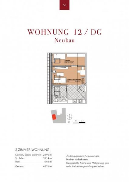 Adorf 3151 - Adorf – Erstbezug: Exklusive 2-Zimmer-Eigentumswohnung Wohnung kaufen