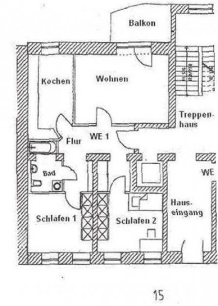 Chemnitz Vermietete 3-Zimmer mit Laminat, Wanne und Balkon! Wohnung kaufen
