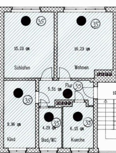 Chemnitz Gemütliche und vermietete 3-Zimmer mit Laminat, Balkon, Stellplatz und Wannenbad in ruhiger Lage! Gewerbe kaufen