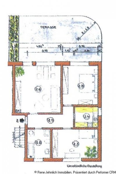 Burkhardtsdorf Ideal für Eigennutzer oder Kapitalanleger – 3-Raum-Wohnung mit Terrasse im EG Wohnung kaufen
