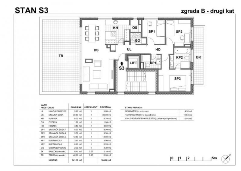 Zagreb Geräumige Penthousewohnung in Zagreb - Neubau Wohnung kaufen