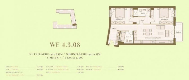 Berlin Prov.-frei: 3-Zimmer-Neubau-Wohnung Wohnung kaufen