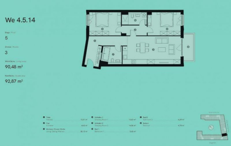 Berlin Prov.-frei: 3-Zimmer-Wohnung Wohnung kaufen