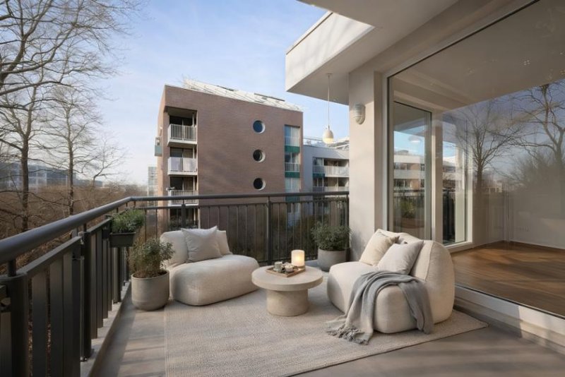 Berlin 3-Zimmer-Wohnung mit Balkon und Tiefgaragenstellplatz auf Stralau, Berlin Wohnung kaufen