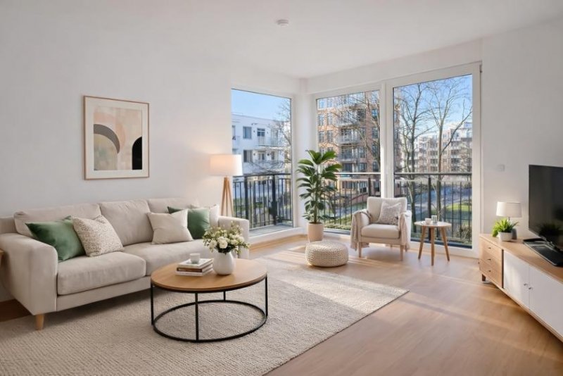 Berlin 3-Zimmer-Wohnung mit Balkon und Tiefgaragenstellplatz auf Stralau, Berlin Wohnung kaufen