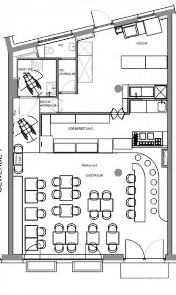 Berlin Italienisches Restaurant - Gewerbeimmobilie am Boxhagener Platz Gewerbe kaufen