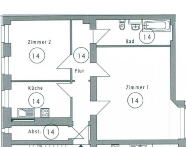 Berlin Schöne 2-Zi. Wohnung in Friedrichshain / Rendite +2,15% Wohnung kaufen