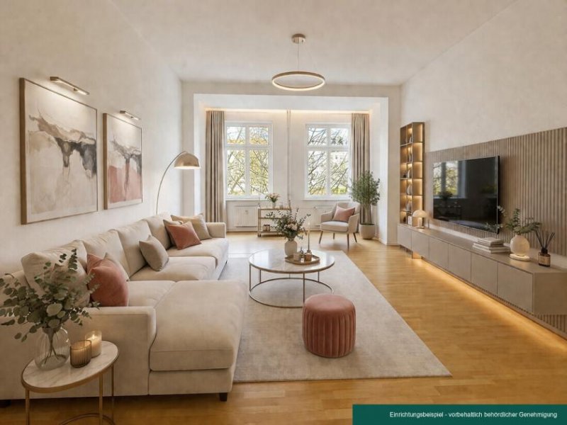 Berlin Attraktive 3-Zimmer Altbauwohnung 
mit offener Wohnküche und Balkon 
-Friedrichshain- Wohnung kaufen