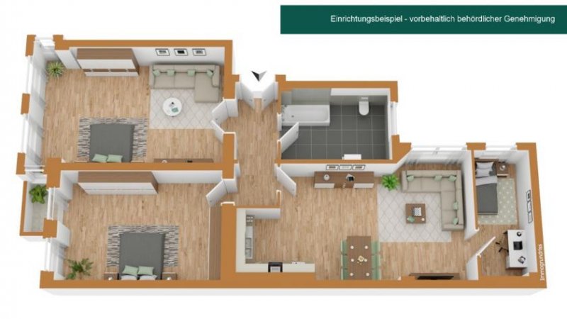 Berlin Attraktive 3,5-Zimmer Altbauwohnung
mit offener Wohnküche und Balkon
-Friedrichshain- Wohnung kaufen