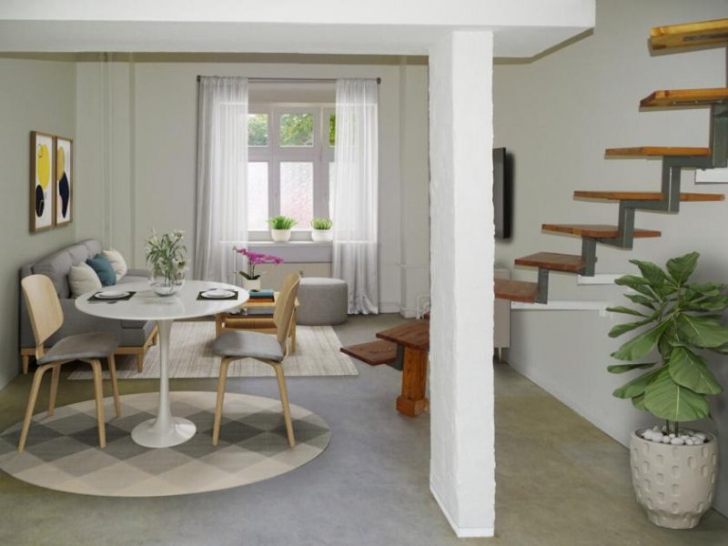 Berlin Attraktive, bezugsfreie 1-Zimmer 
Altbauwohnung im Erdgeschoss 
-direkt am Petersburger Platz- Wohnung kaufen