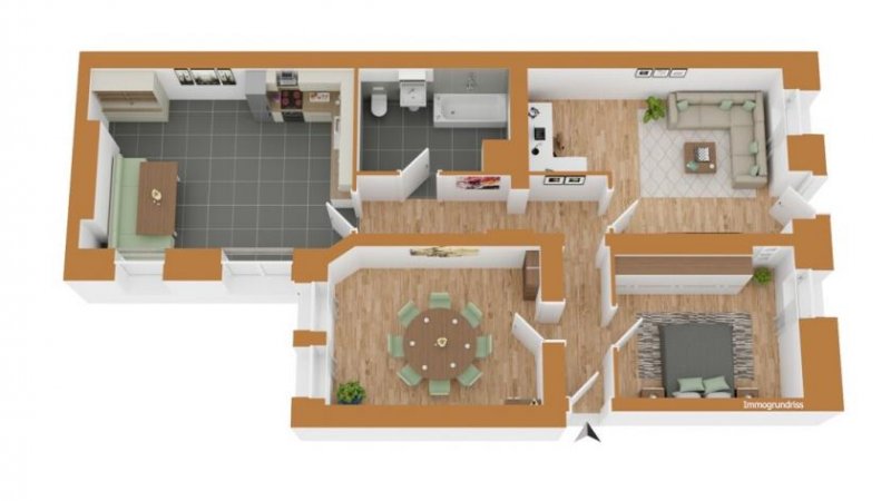 Berlin Attraktive, ruhige 3-Zimmer-Familienwohnung
mit direkten Gartenzugang Wohnung kaufen