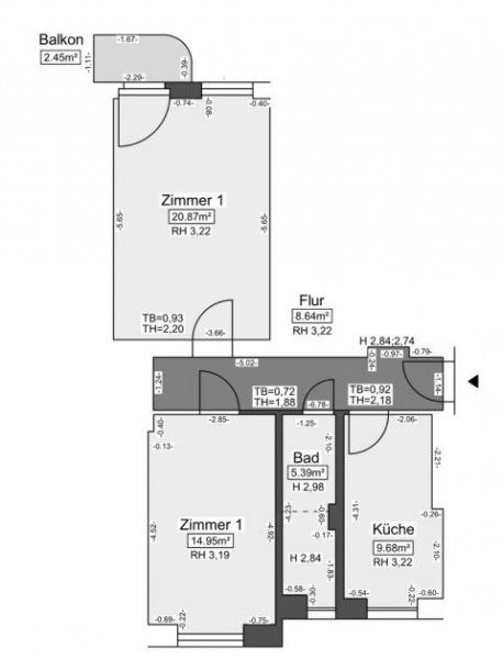 Berlin Bezugsfreie 2-Zimmerwohnung
mit Balkon in begehrter
Prenzlauer Berg Lage Wohnung kaufen