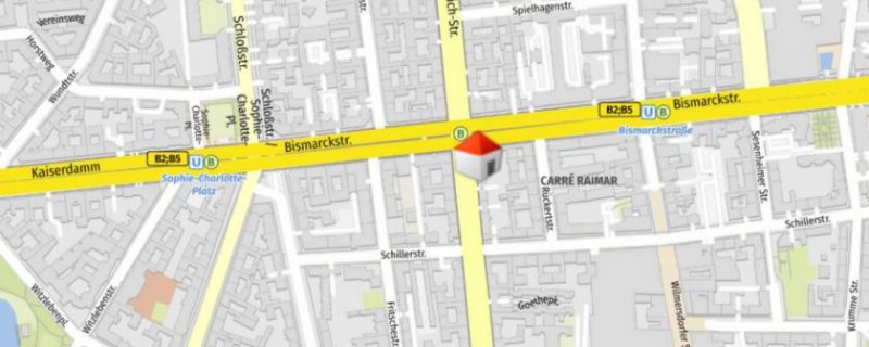 Berlin Attraktive 1-Zimmerwohnung mit Fahrstuhl 
zwischen Schloss Charlottenburg und Kurfürstendamm Wohnung kaufen
