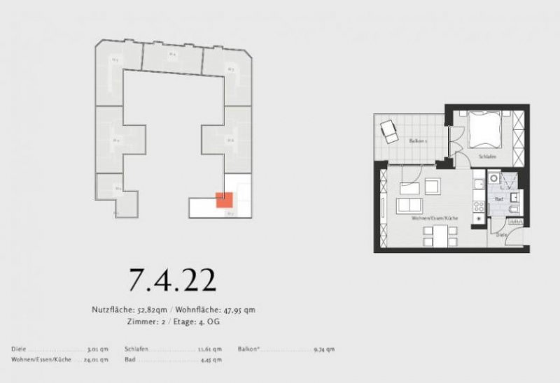 Berlin Prov.-frei: Pärchen 2-Zimmer-Wohnung Wohnung kaufen