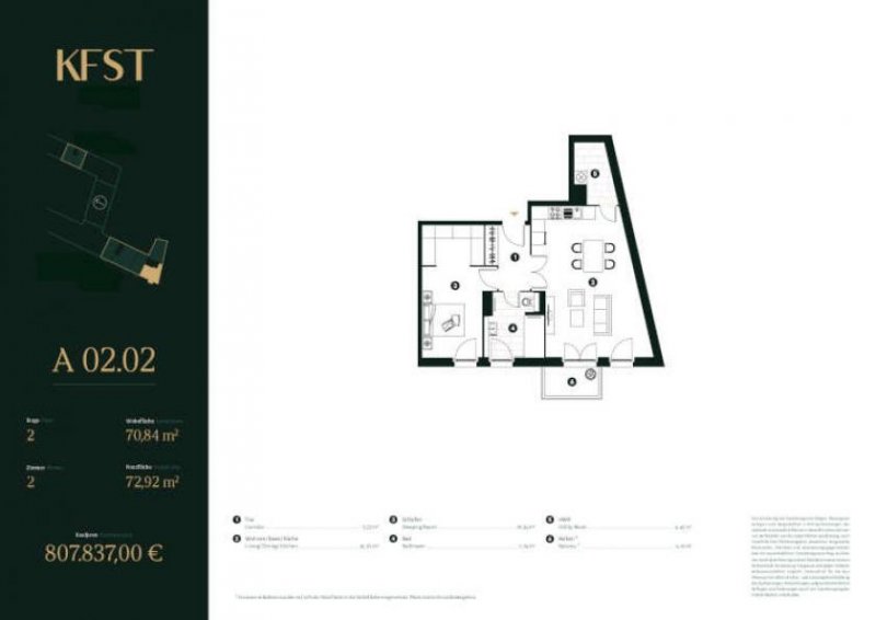 Berlin Prov.-frei: Neubau 2-Zimmer-Wohnung mit Balkon Wohnung kaufen