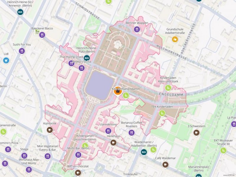 Berlin Balkon-Ausblick auf Engelbecken und Michaelkirchplatz – 3-Zimmer-Wohnung, bezugsfrei in Kürze Wohnung kaufen