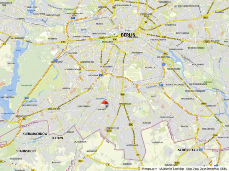 Berlin vermietete 3-Zimmer-Eigentumswohnung mit Sonnen-Balkon und neuem Bad Nähe Gemeindepark Lankwitz Wohnung kaufen