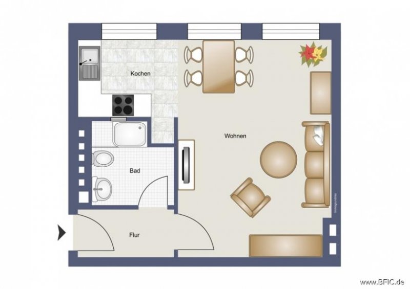 Berlin Bezugsfreies, großzügiges Altbau-Apartment im aufstrebenden Afrikanischen Viertel Wohnung kaufen