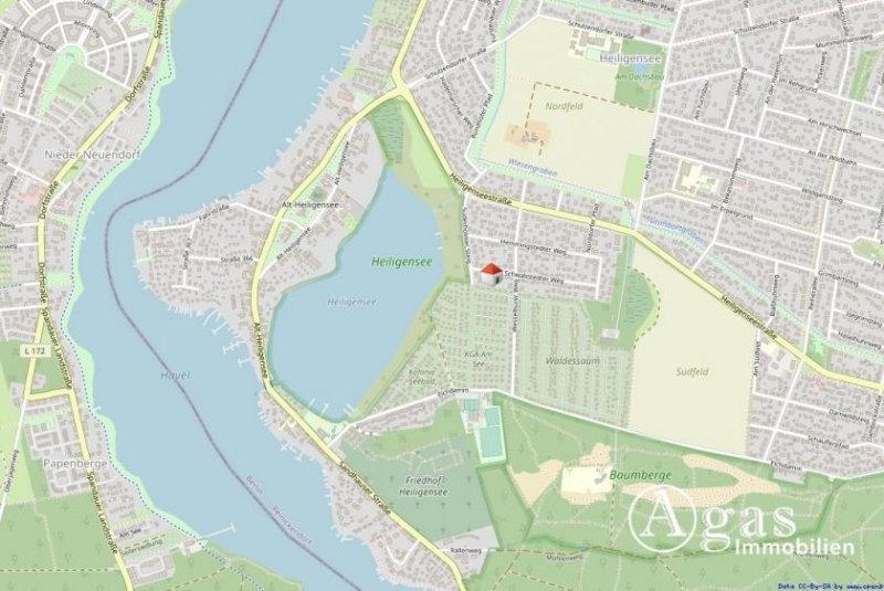 Berlin Vermietete Maisonette-Wohnung mit Balkon und Zugang zum See - Berlin Heiligensee Wohnung kaufen