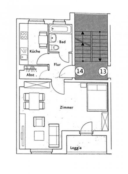 Berlin Hübsche 1-Zimmer-Wohnung mit Balkon in Charlottenburg-Nord - zuverlässig vermietet Wohnung kaufen