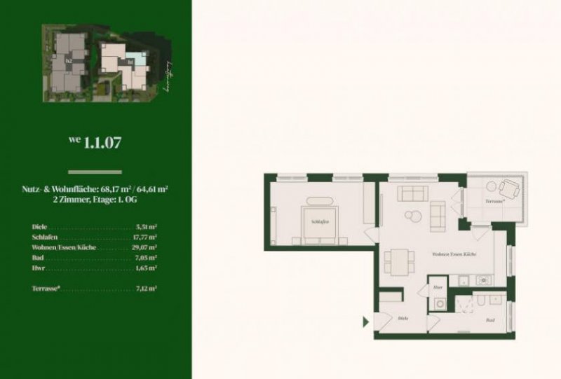 Berlin Prov.-frei: 2-Zimmer Neubauwohnung Wohnung kaufen