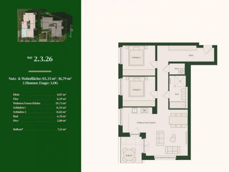 Berlin Prov.-frei: 3-Zimmer Neubau-Eigentumswohnung Wohnung kaufen