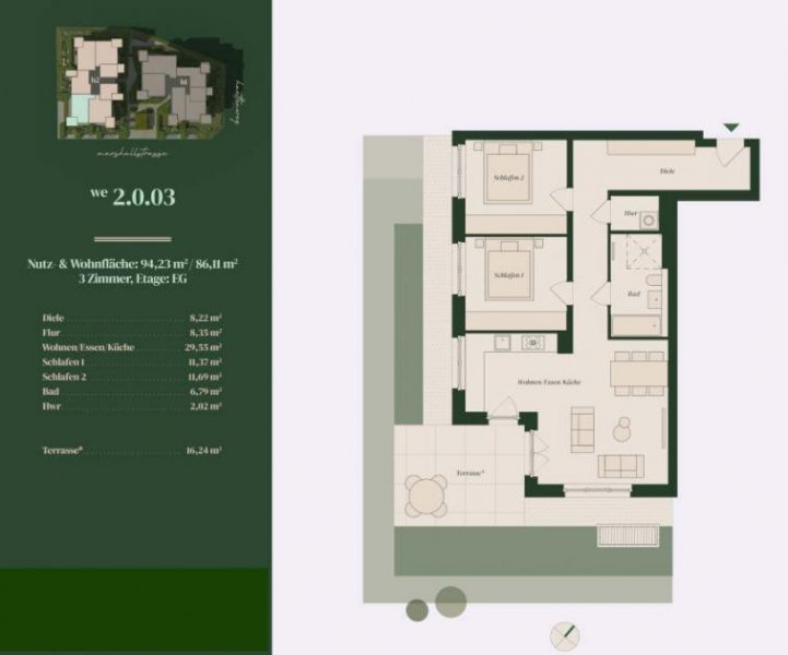 Berlin Prov.-frei: 3-Zimmer Neubauwohnung Wohnung kaufen