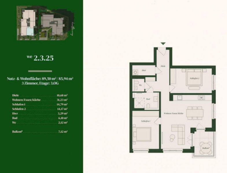 Berlin Prov.-frei: 3-Zimmer Neubauwohnung Wohnung kaufen