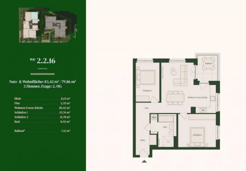 Berlin Prov.-frei: 3-Zimmer Neubau-Eigentumswohnung Wohnung kaufen