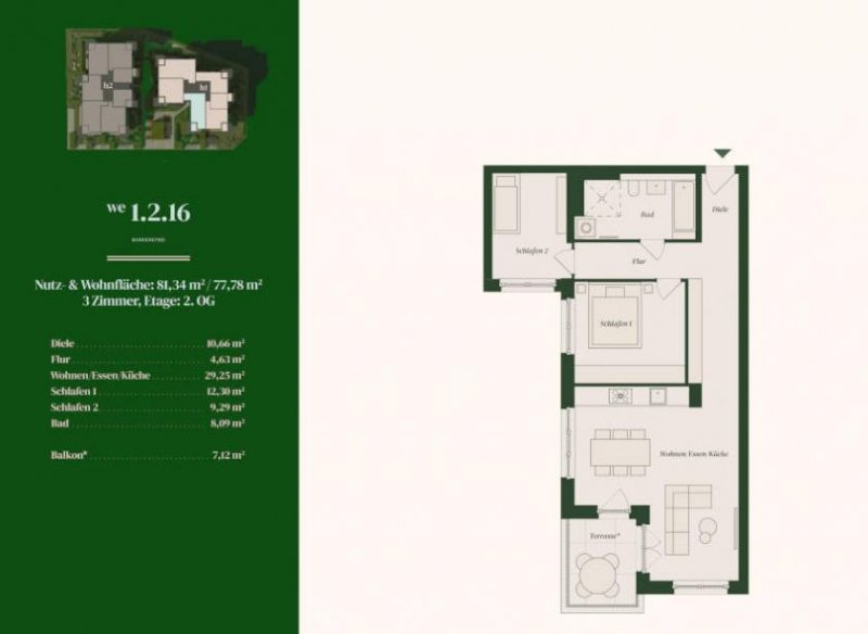 Berlin Prov.-frei: 3-Zimmer Neubau-Eigentumswohnung Wohnung kaufen