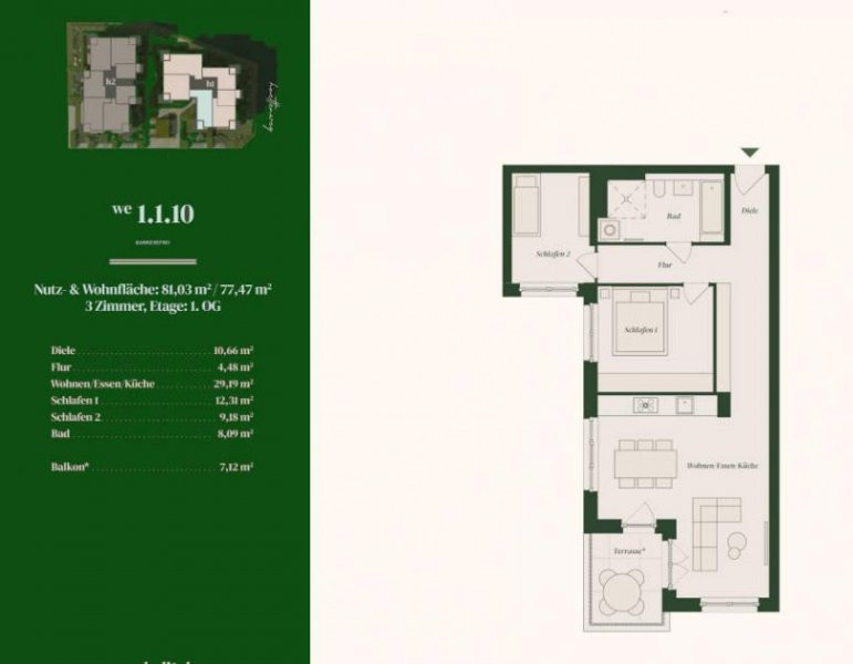 Berlin Prov.-frei: 3-Zimmer Neubau-Eigentumswohnung Wohnung kaufen