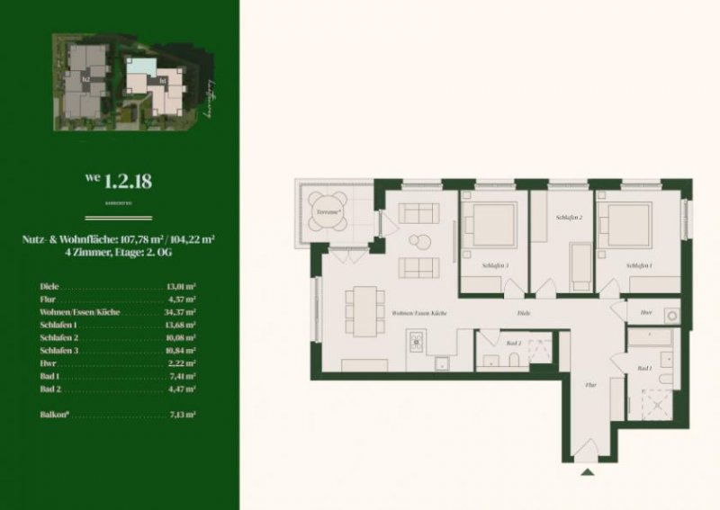 Berlin Prov.-frei: 4-Zimmer Eigentumswohnung Wohnung kaufen