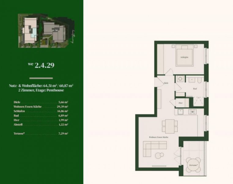 Berlin Prov.-frei: Penthouse mit Sonnenterrasse Wohnung kaufen