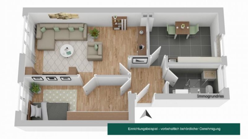 Berlin Charmante 2-Zimmer-Wohnung 
in gepflegter Wohnanlage
-bezugsfrei- Wohnung kaufen