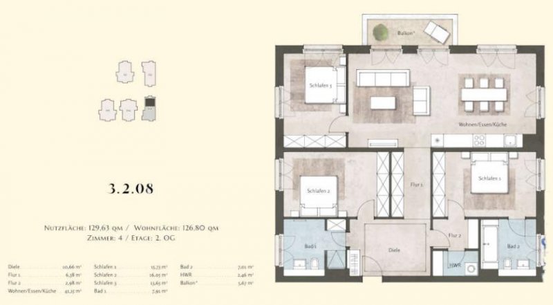 Potsdam Neubau Familienwohnung Wohnung kaufen