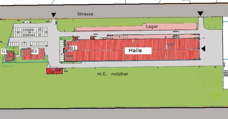 Ziesar Prov.-frei: Autobahnnah: Funktionale Gewerbeimmobilie mit Hallen- und Bürogebäude Gewerbe kaufen