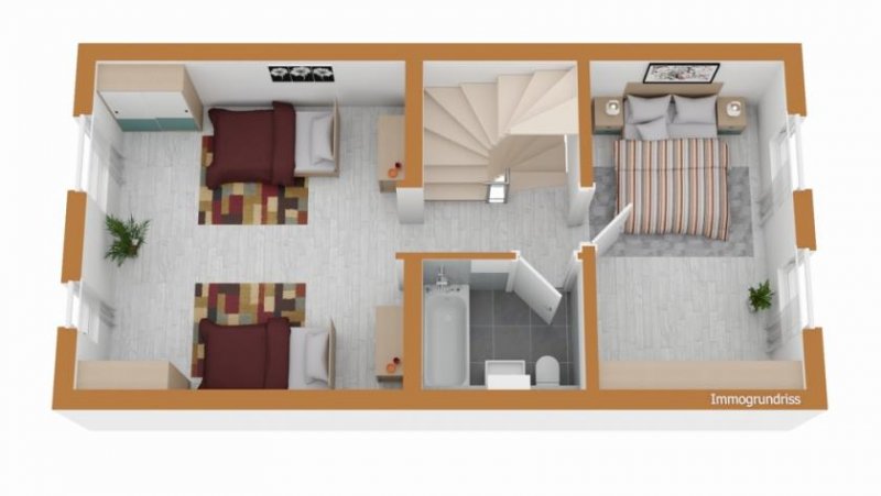 Niemegk Gepflegtes, vermietetes Reihenmittelhaus mit Garten Haus kaufen