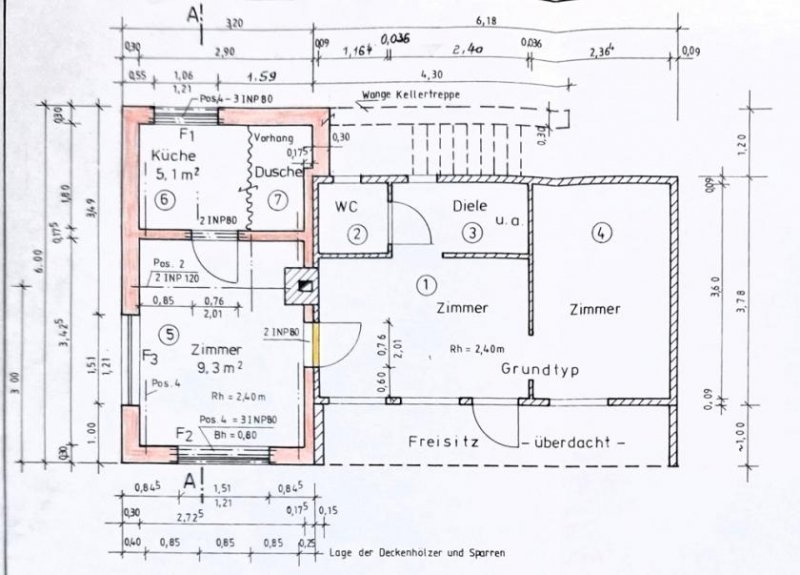 Groß Lindow Erholung pur: Freizeitbungalow mit Holzblockhaus in Bungalowsiedlung und Kanalblick Haus kaufen