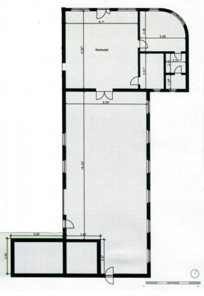 Küstriner Vorland Werkstatt / ehemalige Tischlerei in verkehrsgünstiger Lage in Manschnow Gewerbe kaufen