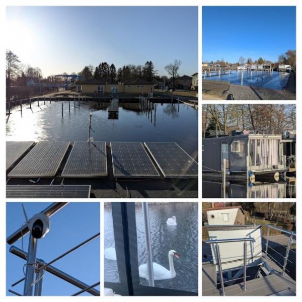Liebenwalde Ihr Leben auf dem Wasser ist ganz nah - Hausboot mit Liegeplatz in Liebenwalde zu verkaufen Haus kaufen