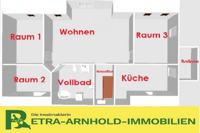 Loddin -Großzügige Dachgeschoßwohnung sucht neuen Besitzer!- Wohnung kaufen