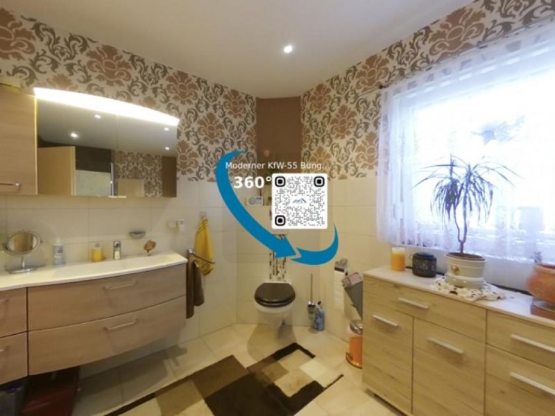 Friedrichsruhe Moderner KfW-55 Bungalow mit großem Grundstück und Photovoltaik in Obere Warnow Haus kaufen