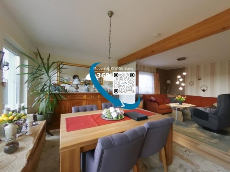 Friedrichsruhe Moderner KfW-55 Bungalow mit großem Grundstück und Photovoltaik in Obere Warnow Haus kaufen