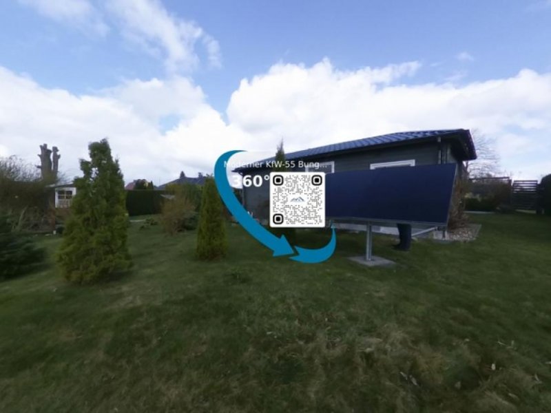Friedrichsruhe Moderner KfW-55 Bungalow mit großem Grundstück und Photovoltaik in Obere Warnow Haus kaufen