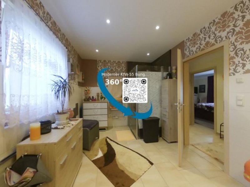 Friedrichsruhe Moderner KfW-55 Bungalow mit großem Grundstück und Photovoltaik in Obere Warnow Haus kaufen